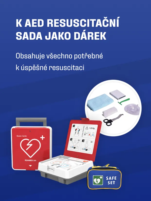 K AED resuscitační sada jako dárek
