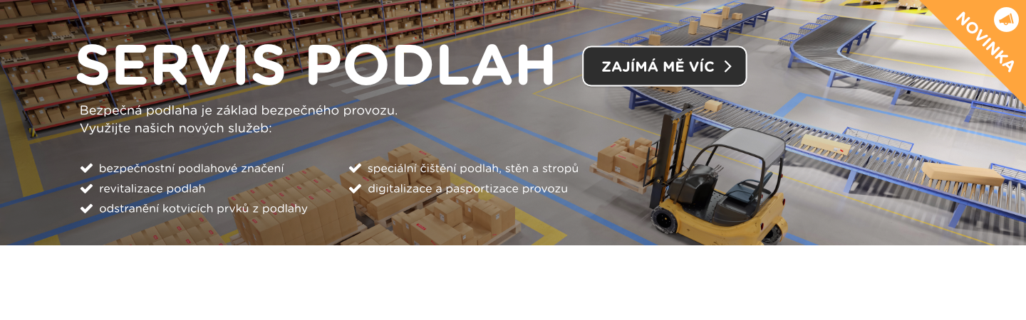 Novinka: Kompletní servis podlah