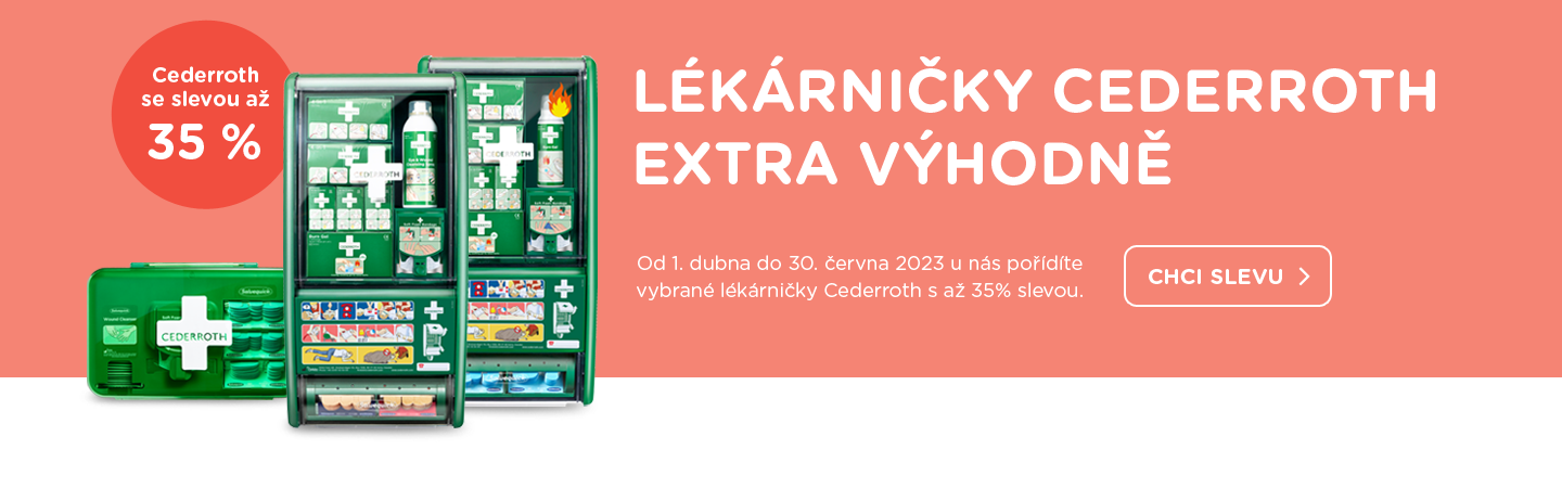 Lékárničky Cederroth se slevou až 35 %