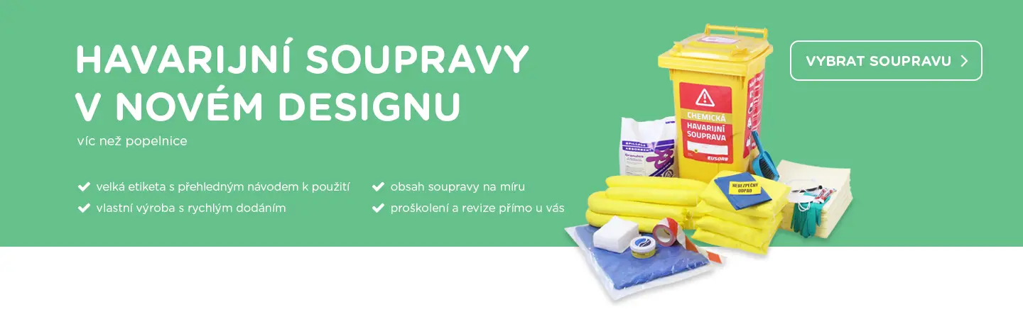 Havarijní soupravy v novém designu