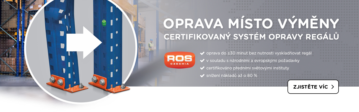 Oprava místo výměny: Certifikovaný systém opravy regálů ROS