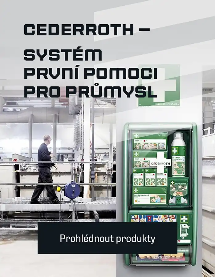 Cederroth – systém první pomoci pro průmysl