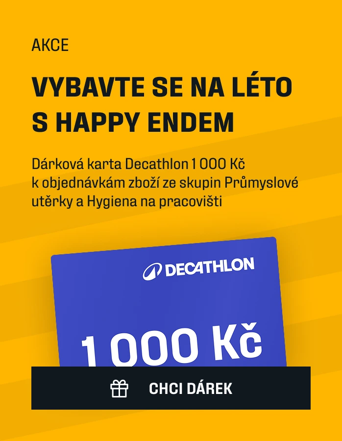 Vybavte se na léto s happy endem – dárková karta Decathlon 1 000 Kč jako bonus