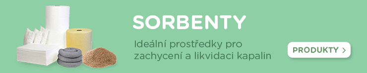 Sorbenty k zachycení a likvidaci kapalin