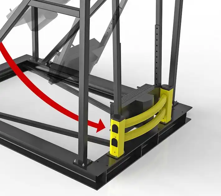 Měření odolnosti zábran MPM nedestruktivní kyvadlovou metodou
