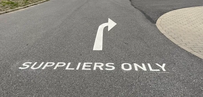 Značení venkovních ploch – Suppliers Only