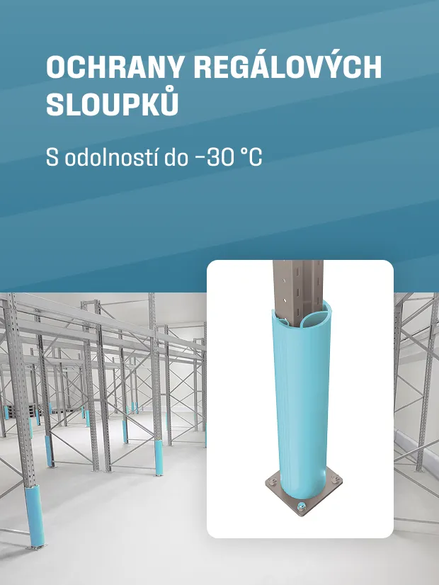Ochrana regálových sloupků do mrazíren (DPP 10 613)