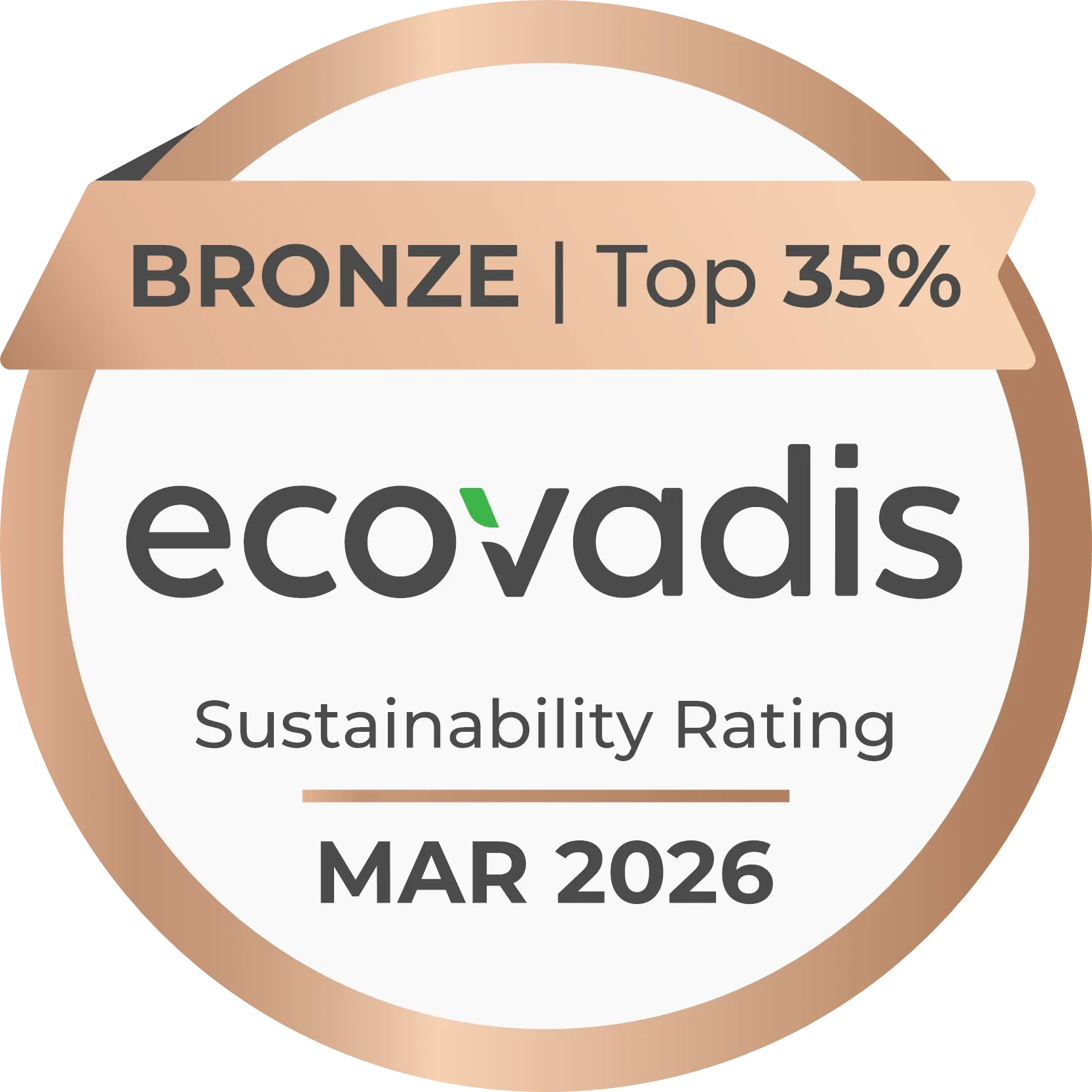 Bronzová medaile EcoVadis