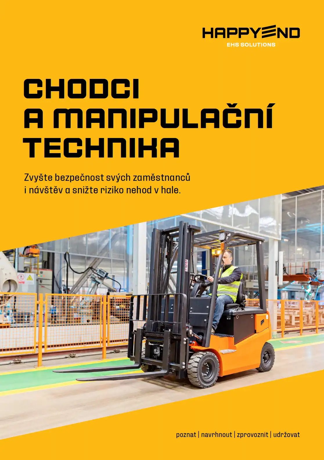 Brožura Chodci a manipulační technika