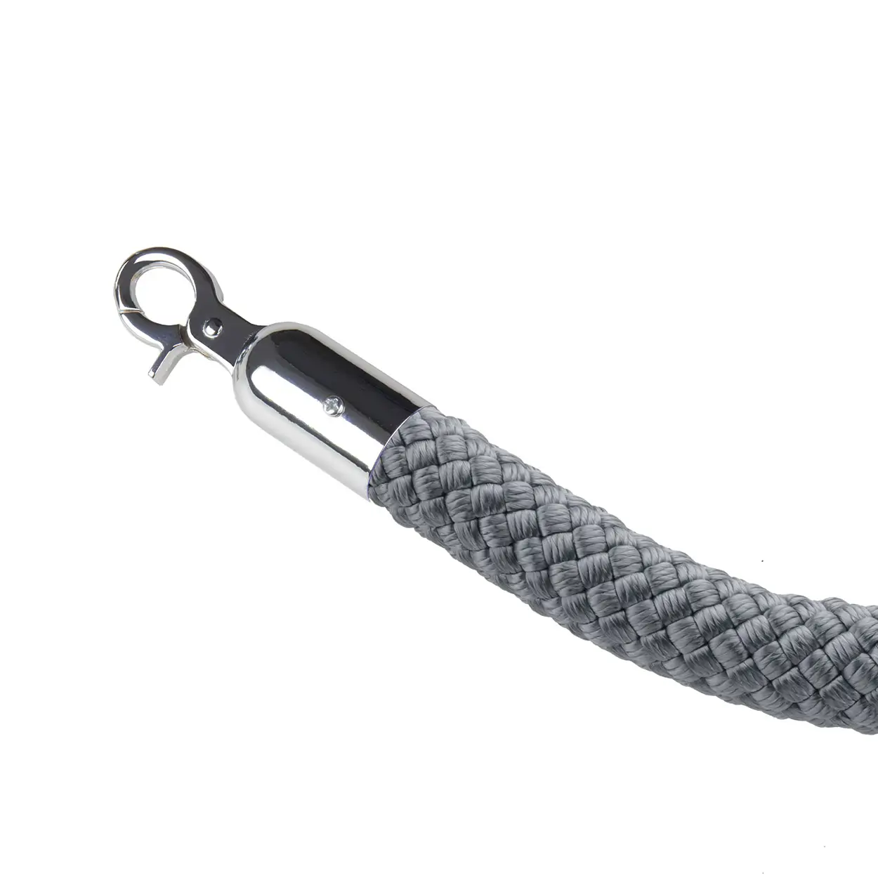 Pletené lano pro zahrazovací sloupek, 2 m, šedá