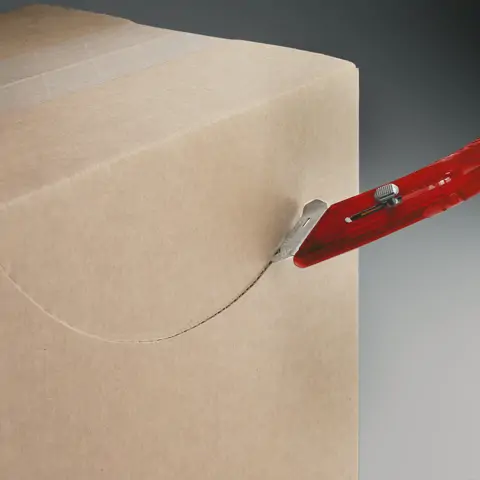 Bezpečnostní nůž pro leváky - červený