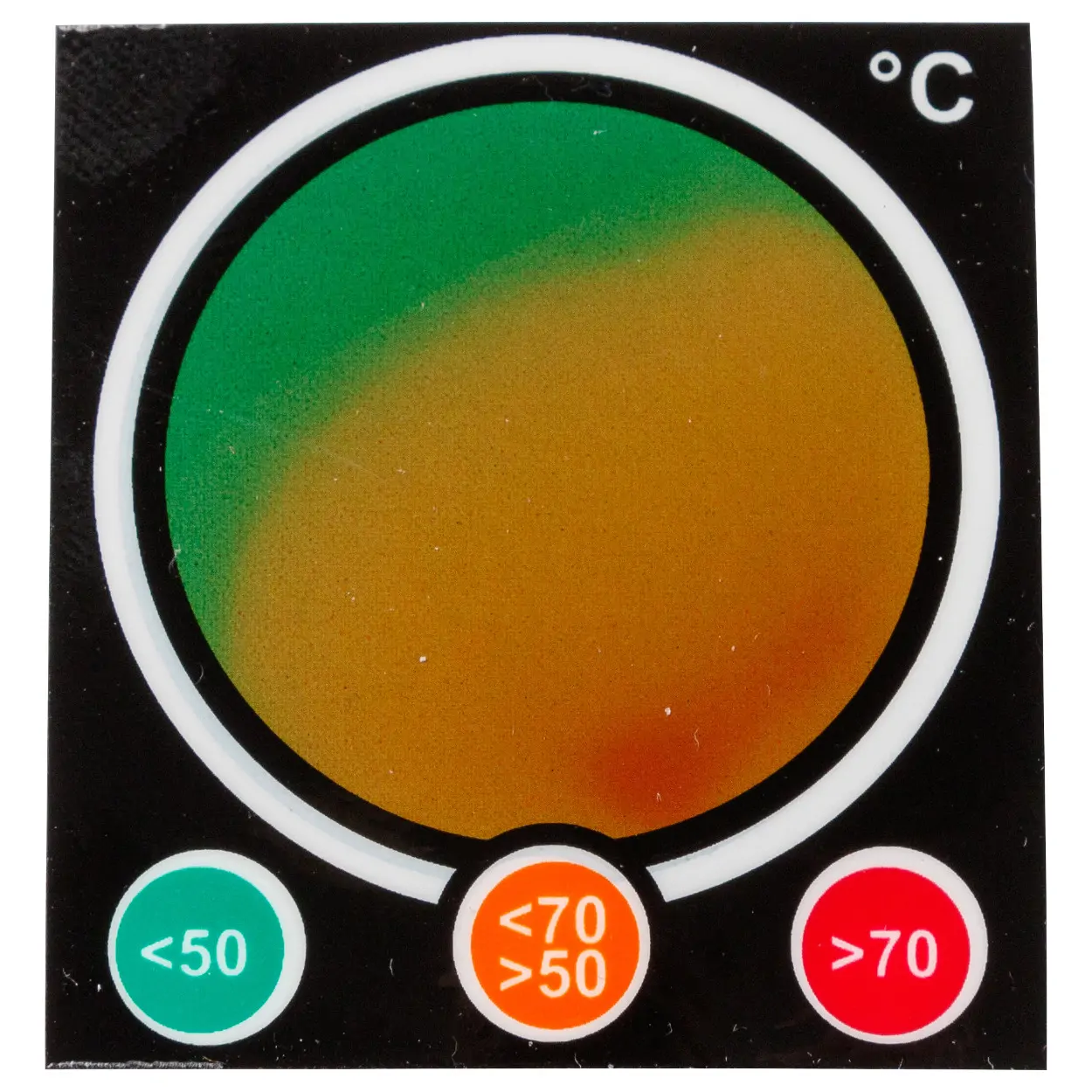 Tříbarevný indikátor teploty