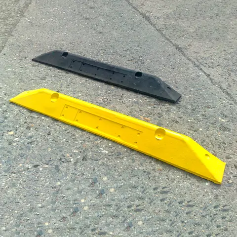 Parkovací doraz, žlutá, 78 cm