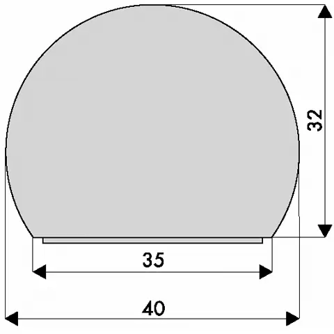 Varovný a ochranný profil 1, černá, 4 cm × 3 cm × 100 cm