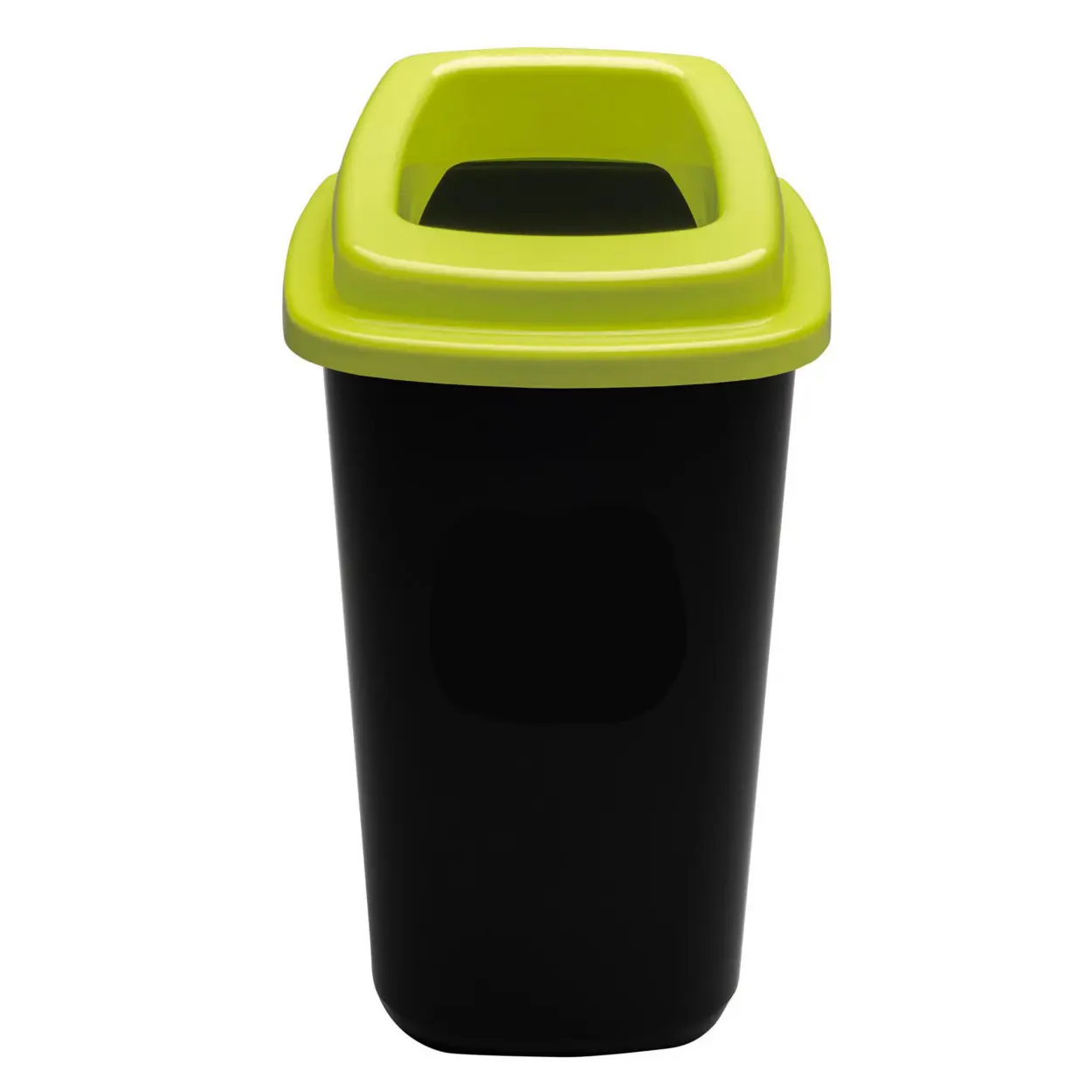 Plastový koš na tříděný odpad, 90 l, zelená