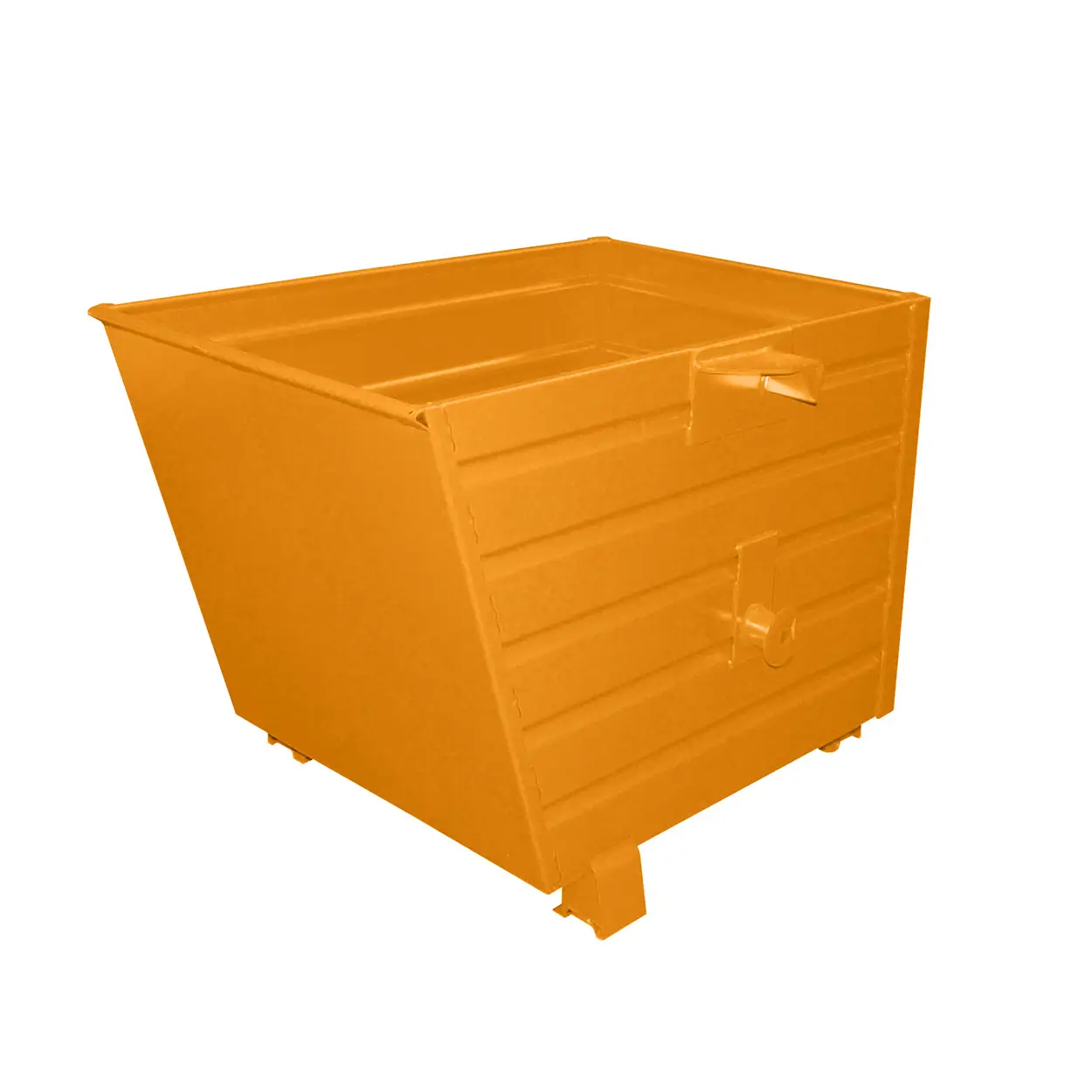 Stohovatelný kontejner TRV, oranžová, nosnost 1500 kg