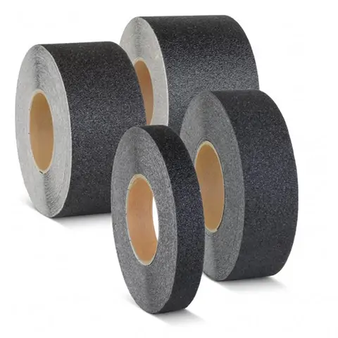Černá extrémně odolná protiskluzová páska v roli, 5 cm – XR 70