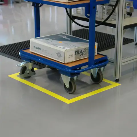 Modrá standardní podlahová páska, 5 cm – SP 100