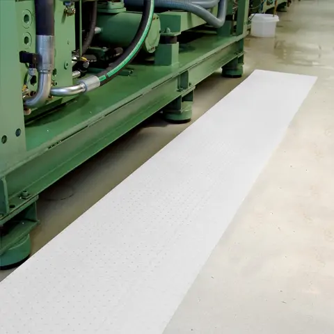 Olejový sorpční koberec, silný, SUPERPREMIUM, 50 cm × 43 m, 3× perf.