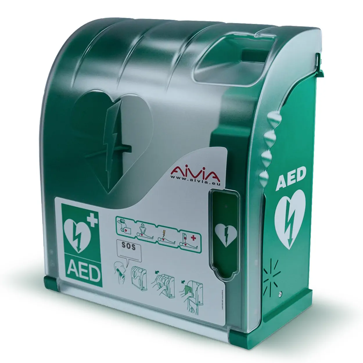 Skříňka pro AED s alarmem